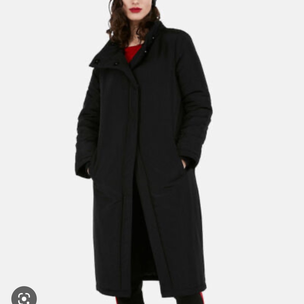 Nwt express black long coat